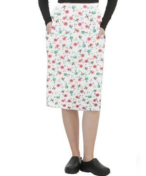 Cargo pockets ladies skirt in Cherry Blossom Print