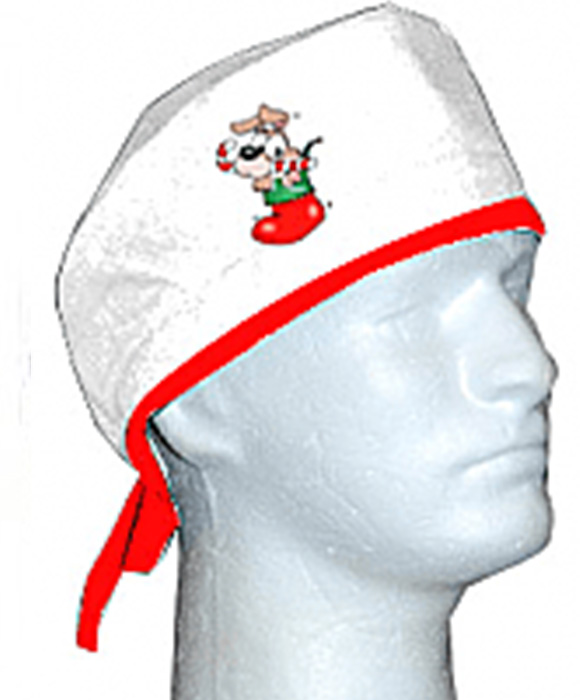 Christmas Cap Microfiber With Christmas Logo