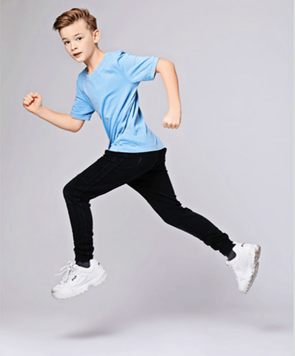 Kids Jeans Stretchable Pant in 2 Front Pockets