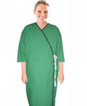 Patient Gown Front Open Half Sleeve With Matching