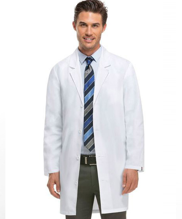 Poplin Labcoat Unisex Full Sleeve With Plastic Buttons No Pocket Solid