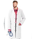 Poplin Labcoat Unisex Full Sleeve With Snap Buttons 3